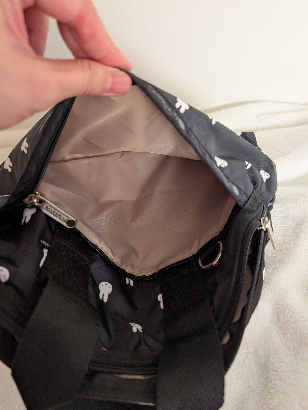 LeSportsac Miffy Domed Bowler Bowling Crossbody Bag - Picture 15 of 15